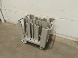 Cambro verstelbare bordenhouder met 6 verdelers 